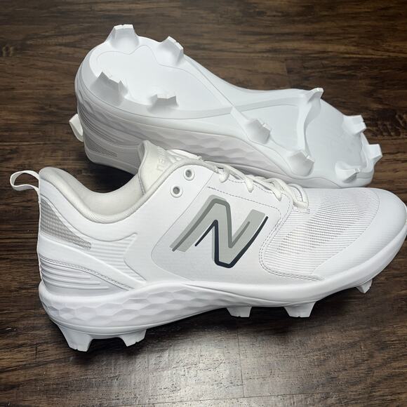 New Balance Men’s Fresh Foam 3000 V6 Molded Baseball Cleats White Size 16 D - Picture 1 of 8